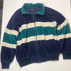 Dior Blue&Teal Striped Bomber Jacket